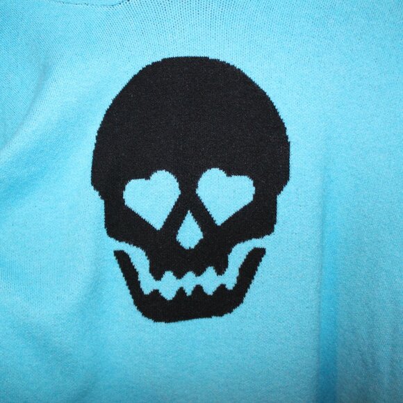 NWT Torrid LOVESICK skull hoodie sweater 5X (28W) FUN !! - Picture 5 of 9